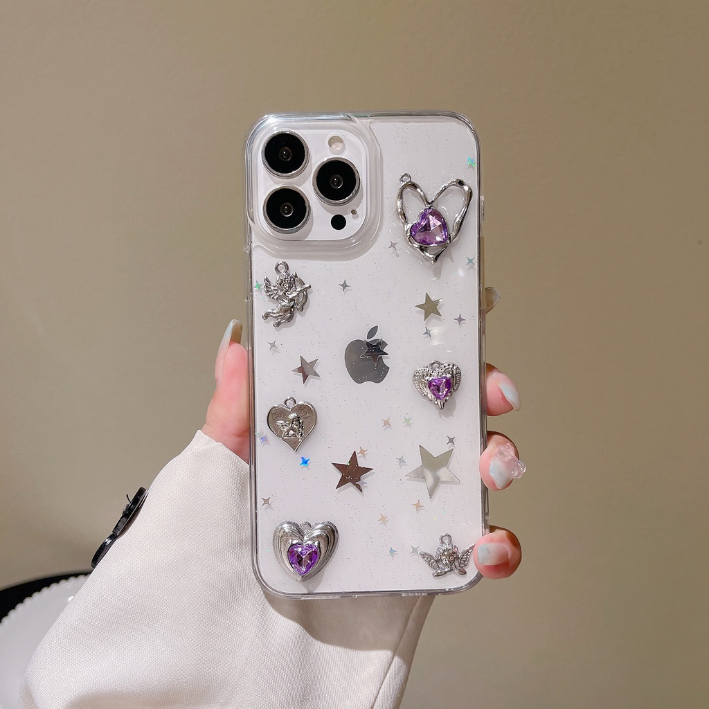 เคสโทรศัพท์มือถือแบบใส-3d-มีกาวในตัว-สําหรับ-iphone-11-12-12pro-12promax-13-13pro-13promax-14-14pro-14promax-13