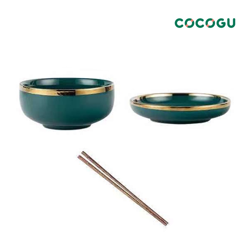 ลดเหลือ-1274-ทักแชท-cocogu-ceramic-dinnerware-flower-set-ชุดจานชามเซรามิก-24-ชิ้น-คละสี