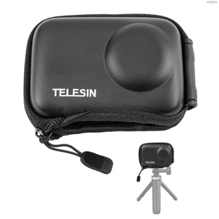 Telesin กระเป๋าเคสใส่กล้องดิจิทัล กึ่งเปิด แบบพกพา สําหรับกล้องดิจิทัล DJI Osmo Action3