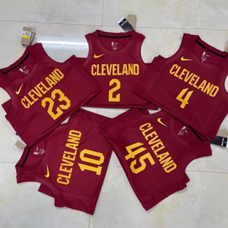 2022-2023 Cleveland Cavaliers เสื้อสเวตเตอร์ของเสื้อบาสเก็ตบอล NBA Jersey 01