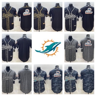 NFL Miami Dolphins เสื้อยืดเสื้อสปอร์ต