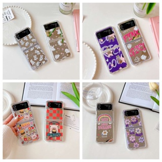 เคสโทรศัพท์มือถือ แบบฝาพับ บางพิเศษ หลากสี สําหรับ Samsung Z Flip4 Z Flip3 Galaxy Z Flip 4 Z Flip 3