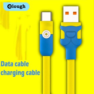 Elough 3A USB Type C สายชาร์จเร็วมาก 3A 1 ม. 1.5 ม. 2 ม.