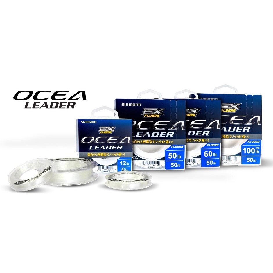 สายช็อคลีด-shimano-ocea-f-leader-ex-fluorocarbon-shock-leader-fishing-line-50m