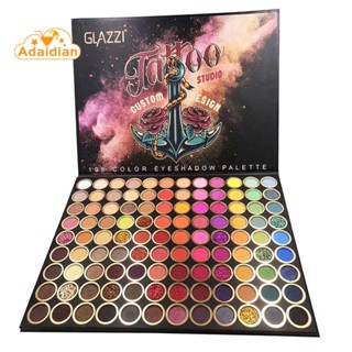 Glazzi พาเลตต์อายแชโดว์ กลิตเตอร์ เนื้อแมตต์ 108 สี