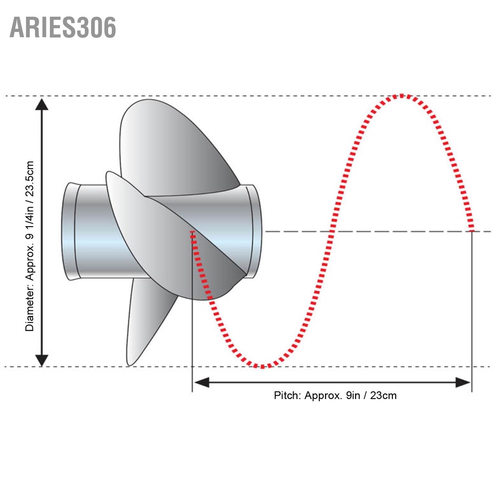 aries306-ใบพัดนอกเรือ-3-ใบมีด-9-1-4-นิ้ว-เส้นผ่านศูนย์กลาง-ระยะพิทช์อะลูมิเนียมอัลลอยทดแทนสำหรับเครื่องยนต์