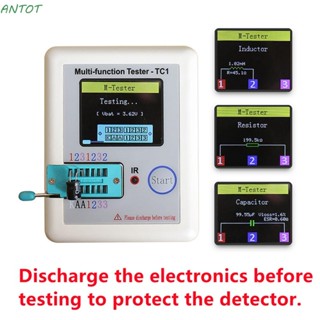 Antot LCR-TC1 เครื่องวัดไตรโอด หน้าจอ LCD 1.8 นิ้ว TFT NPN