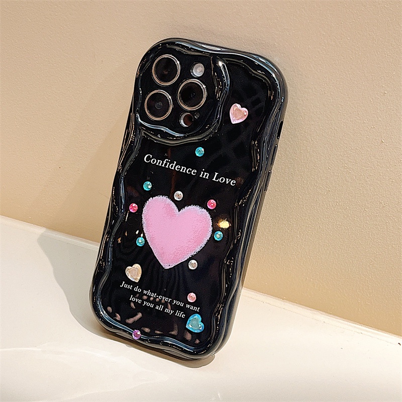 เคสโทรศัพท์มือถือ-ลายหัวใจ-สีครีม-สําหรับ-iphone-15-14promax-13-12-11-xr-xs-x-xsmax-7-8plus-dinuo