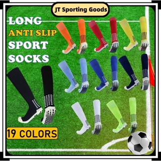 ถุงเท้ากีฬา กันลื่นแบบ (ยาว) ราคาถูก สำหรับผู้ใหญ่ ชาย หญิง ใส่ออกกำลังกาย วิ่ง ถุงเท้ากีฬาฟุตบอล