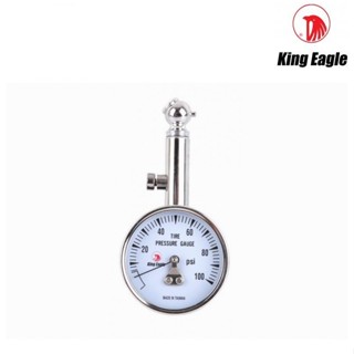 KING EAGLE เกจ์วัดลม 100 ปอนด์ รุ่น KETH-32 เกวัดลม วัดลม เก 100 lb. Tire Pressure Gauge - KING EAGLE ดีเยี่ยม