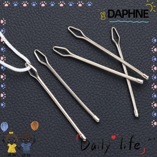 Daphne แหนบเชือก แบบยืดหยุ่น ล็อกในตัว ใช้ง่าย สําหรับงานหัตถกรรม 5 ชิ้น