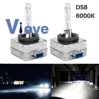 ชุดหลอดไฟซีนอน HID D8S 6000K 66548 66549 สําหรับ Beetle Touareg Kia Forte Ford Focus Hyundai Santa Fe 2 ชิ้น