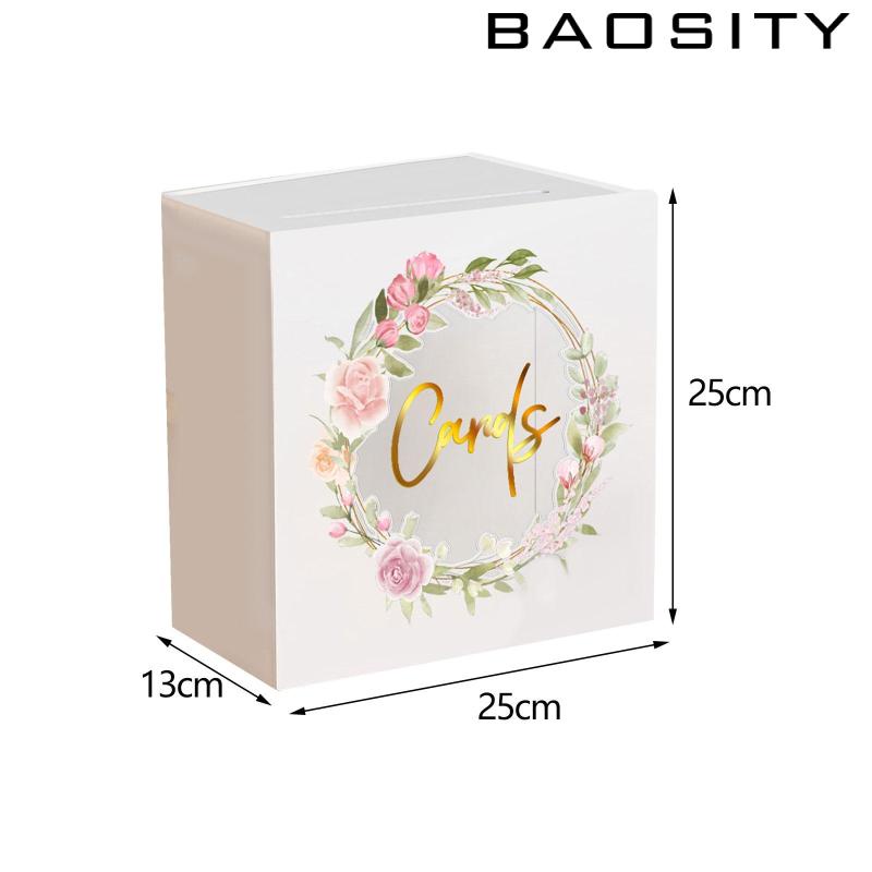 baosity-กล่องการ์ดอะคริลิค-พิมพ์ลายดอกไม้-ขนาด-5x9-8x9-8-นิ้ว-หรูหรา-สําหรับใส่บัตรอวยพร-งานแต่งงาน
