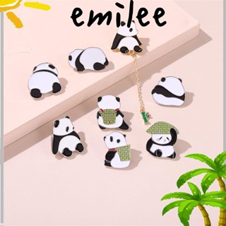 Emilee เข็มกลัดแฟชั่น รูปแพนด้าน่ารัก เครื่องประดับ