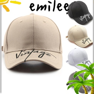 Emilee หมวกเบสบอล ลําลอง สไตล์ฮิปฮอป ฤดูร้อน สําหรับเด็กผู้ชาย และเด็กผู้หญิง