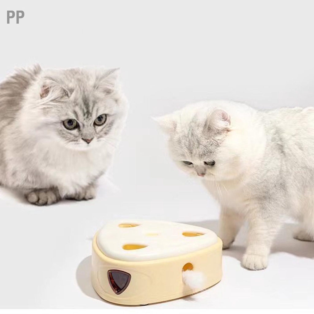 pp-interactive-electric-cat-teasing-toy-auto-on-off-triangular-automatic-sensing-teaser-machine