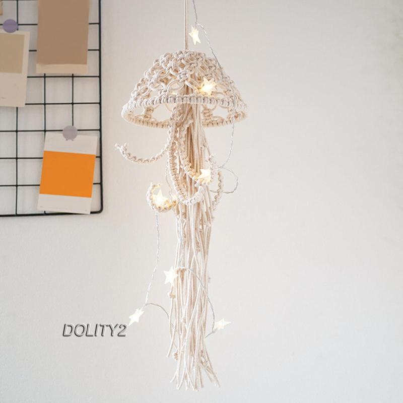 dolity2-โมบายแมงกะพรุนแขวนผนัง-ประดับพู่-สไตล์นอร์ดิก-สําหรับตกแต่งบ้าน-ห้องนั่งเล่น