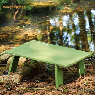 [Domybestshop.th] โต๊ะปิกนิก อะลูมิเนียมอัลลอย ขนาดพกพา สําหรับกลางแจ้ง บาร์บีคิว