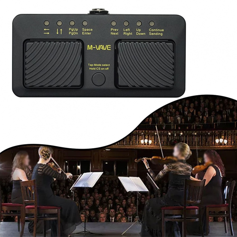 new-arrival-silent-foot-pedal-page-turner-for-outdoor-performances-wireless-and-rechargeable