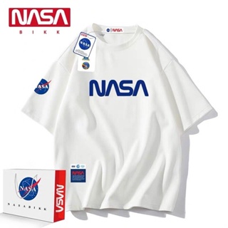 【s-5xl】ผ้าฝ้าย 100%NASA เสื้อยืดแขนสั้นนาซ่าฤดูร้อน สินค้าลิขสิทธิ์แท้