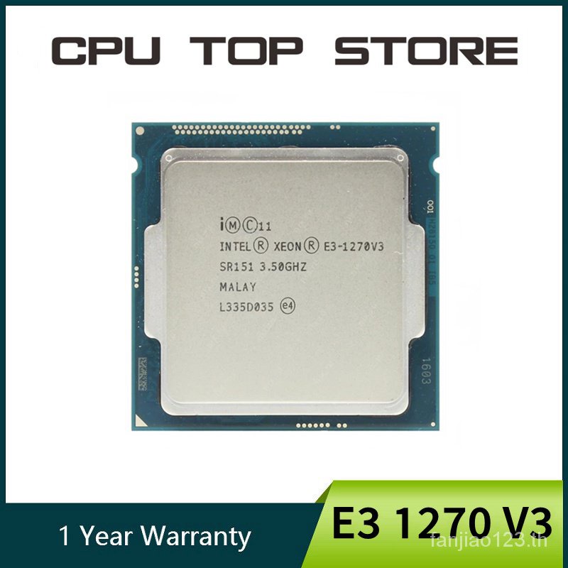 โปรเซสเซอร์ CPU Intel Xeon E3 1270 V3 3.5GHz LGA 1150 8MB Quad Core ...