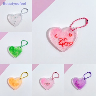 [Beautyoufeel] สติกเกอร์พวงกุญแจ แบบใส รูปหัวใจ ไอดอล Kpop Guka Girl DIY สําหรับตกแต่ง