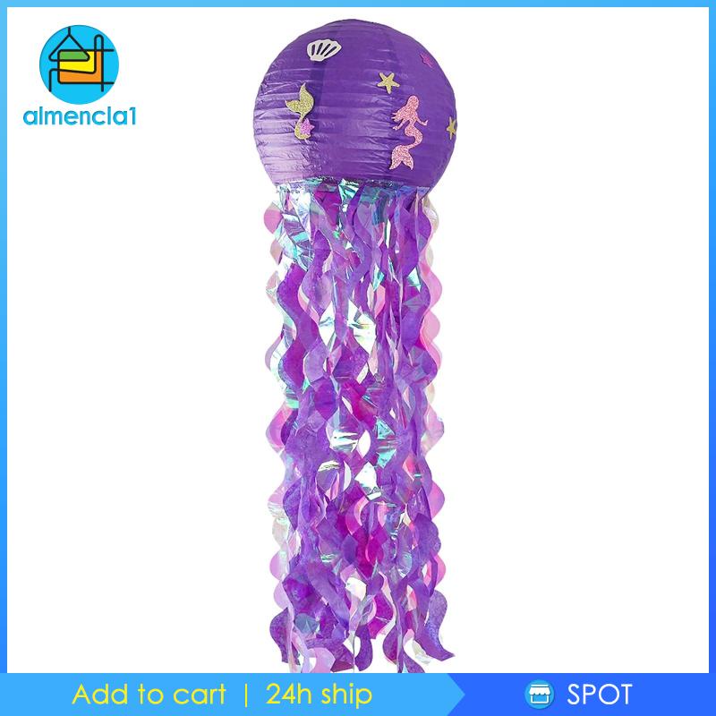 almencla1-โคมไฟกระดาษ-รูปนางเงือก-พร้อมจุด-สวยงาม-สว่าง-สําหรับแขวนตกแต่งผนังบ้าน-ปาร์ตี้เด็ก