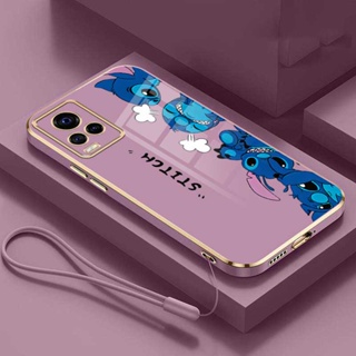 เคสโทรศัพท์มือถือ กันกระแทก ลายการ์ตูนมอนสเตอร์ พร้อมสายคล้อง สําหรับ VIvo V21 5G V20 Pro SE V19 V17 V15 Pro V11i