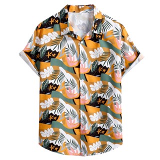 เสื้อเชิ้ตลําลอง พิมพ์ลาย Dachshund สไตล์ฮาวาย ฮาราจูกุ เหมาะกับเดินชายหาด แฟชั่นฤดูร้อน สไตล์ฮิปฮอป สําหรับผู้ชาย