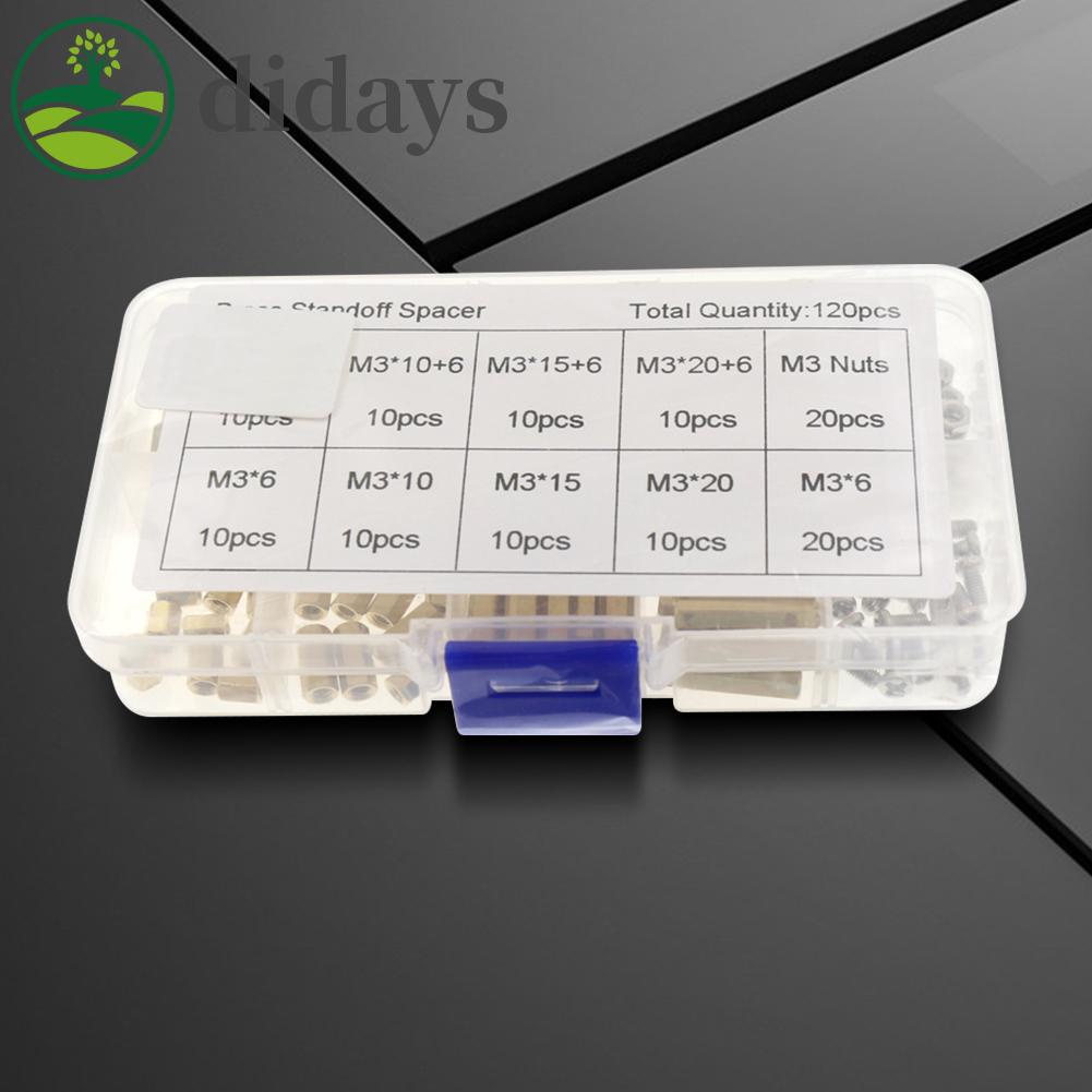 ชุดเสาหกเหลี่ยม-m3-สําหรับบอร์ด-pcb-120-ชิ้น-didays-th