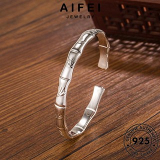 AIFEI JEWELRY กำไลข้อมือ Silver 925 เครื่องประดับ ต้นฉบับ แท้ กำไล เครื่องประดับ ผู้หญิง ไม้ไผ่สด ผู้หญิง เงิน แฟชั่น เกาหลี B162