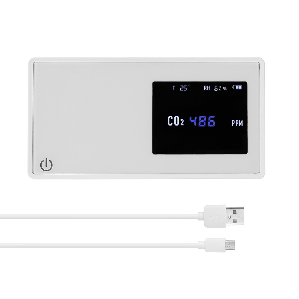 ลดล้างสต๊อก-เครื่องตรวจจับคุณภาพอากาศ-co2-พร้อมคาร์บอนไดออกไซด์-วัดอุณหภูมิไฟฟ้า