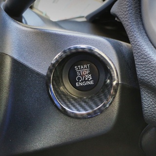 สติกเกอร์โครเมี่ยม ติดสวิตช์กุญแจรถยนต์ สําหรับ Jeep New Compass 2th 2017-2020 Renegade 2015-2019