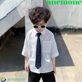 Anemone เนคไทยางยืด สไตล์คลาสสิก อุปกรณ์เสริม สําหรับเด็กผู้ชาย งานแต่งงาน