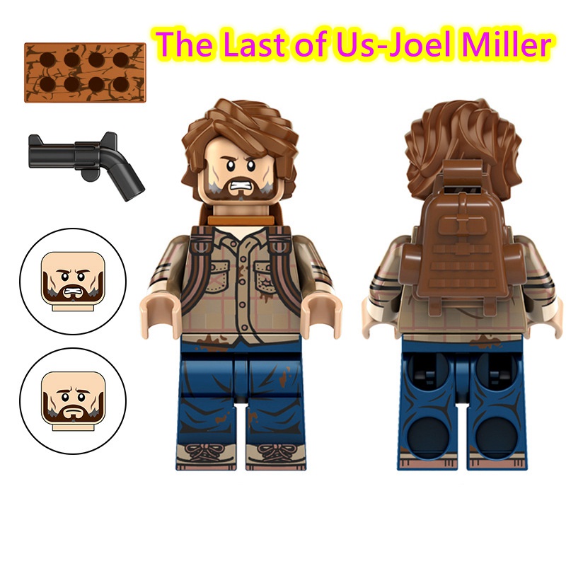 บล็อกตัวต่อ-เกมภาพยนตร์-the-last-of-us-joel-miller-ellie-ของขวัญวันเกิด-ของเล่นเสริมการเรียนรู้-สําหรับเด็ก-diy