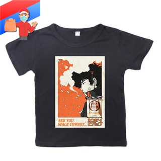 GOOD YFIN STOCK✆Cowboy Bebop Kids Boy Girl T Shirts Short Sleeve Children&amp;#39;s Tees Baby Tops O Neck Anime_03