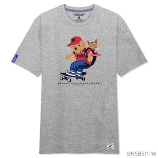 sadasBeverly Hills Polo Club เสื้อยืดคอกลมแขนสั้น Buddy Bear รุ่น BNSB511 เสื้อยืด