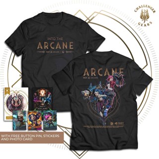 2023NEXLeague of Legends Jinx and Vi Arcanes Shirt Unisex Premium High Quality Cotton_03