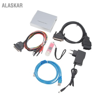 ALASKAR V1.2.7 โปรแกรมเมอร์ ECU 67 รองรับโมดูล Checksum อ่านเขียนข้อมูลเครื่องมือวิเคราะห์ EU Plug 100 ถึง 240V