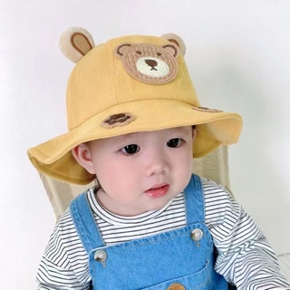 Feeeddi หมวกบักเก็ต ลายหมีน่ารัก แฟชั่นเกาหลี สําหรับเด็กผู้ชาย และเด็กผู้หญิง