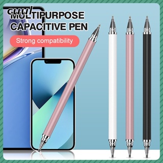 Stylus Pen 2หัว ลูกลื่น เขียนง่าย ปากกาสไตลัสรุ่น Soft touch!! ปากกาสำหรับ ipad ปากกาทัชสกรีน ปากกาไอแพด ปากกาโทรศัพท์ ปากกาทัชสกรีน ปากกาไอแพด Cod
