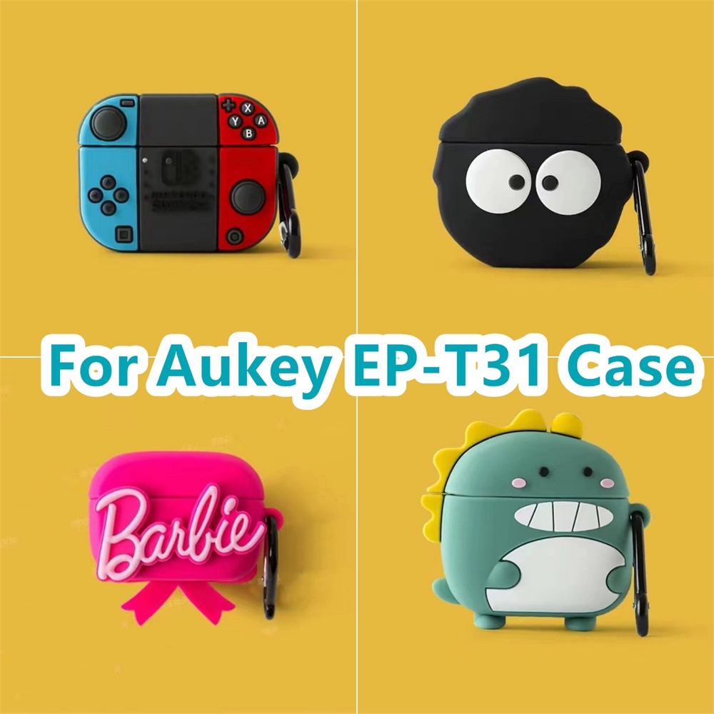 พร้อมส่ง-เคสหูฟัง-แบบนิ่ม-ลายการ์ตูนเกม-aukey-ep-t31-สําหรับ-aukey-ep-t31