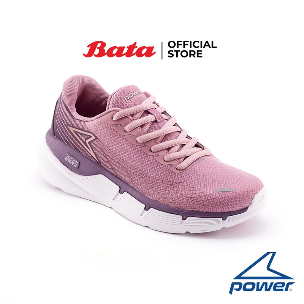 bata-บาจา-ยี่ห้อ-power-รองเท้ากีฬา-รองเท้าผ้าใบสำหรับวิ่ง-sport-sneakers-สำหรับผู้หญิง-รุ่น-duofoam-max-500-ex-สีชมพู-รหัส-5185548