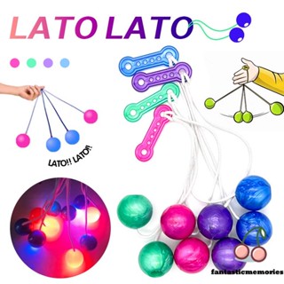 1set Lato Lato Glow InThe Dark With Strap And Handle