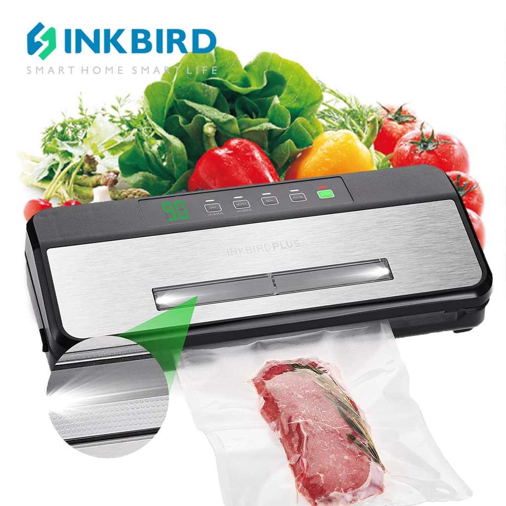 Inkbird INK-VS03 Vacuum Sealer เครื่องซีลสูญญากาศ ฟรีถุง ใช้ได้ทั้ง ...