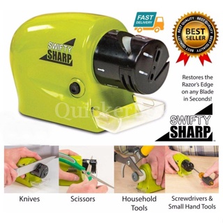 SWIFTY SHARP ที่ลับมีด ไฟฟ้า เอนกประสงค์ ลับของมีคม ลับกรรไกร Motorized Knife Sharpener