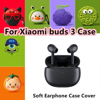 【พร้อมส่ง】เคสหูฟัง แบบนิ่ม ลายการ์ตูน สําหรับ Xiaomi buds 3 buds 3