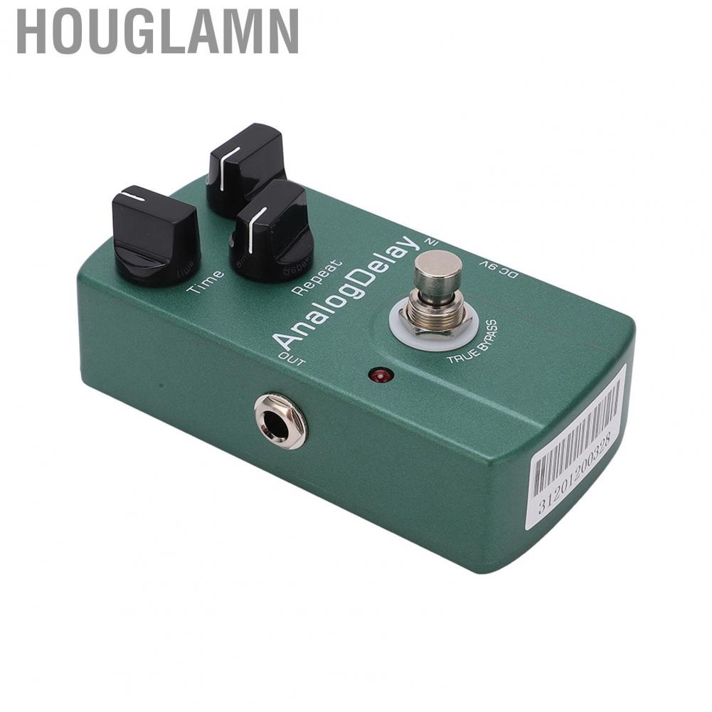 Houglamn Analog Delay Effect Pedal Metal Electric Guitar Pedals True