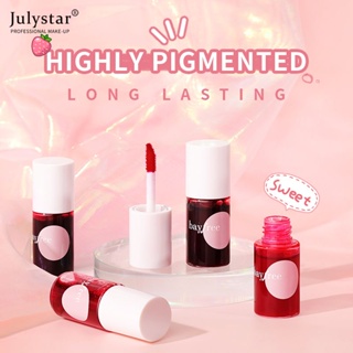 JULYSTAR Bayfree Mirror Rouge Water Lip Stain Liquid Cheek &amp; Lip Tint Set ลิปสติกเมคอัพ