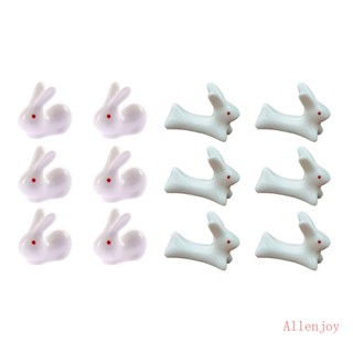 Joy ขาตั้งช้อน ตะเกียบ เซรามิค รูปกระต่าย สําหรับตกแต่งโต๊ะ